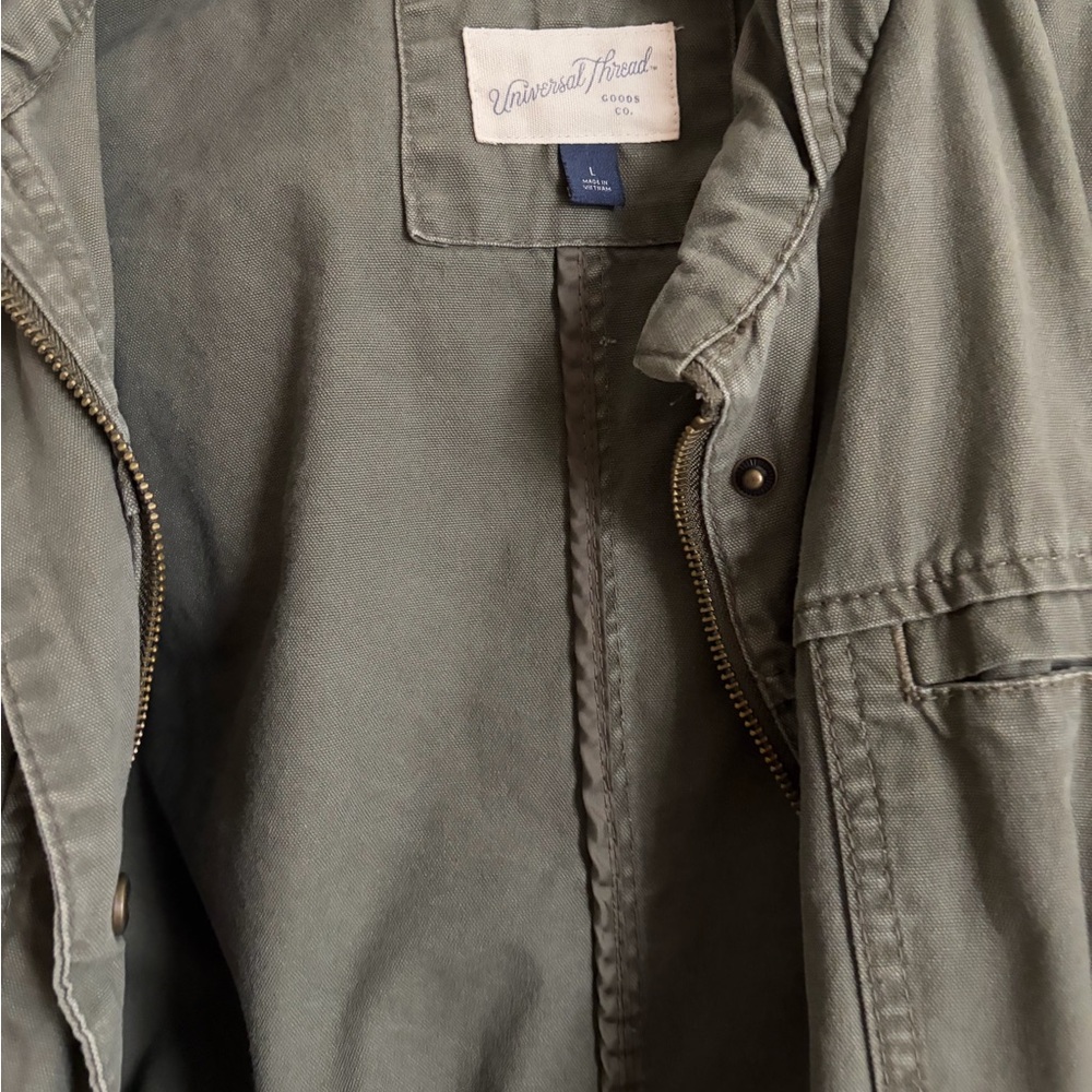 Universal Thread Olive Utility Jacket - image 2
